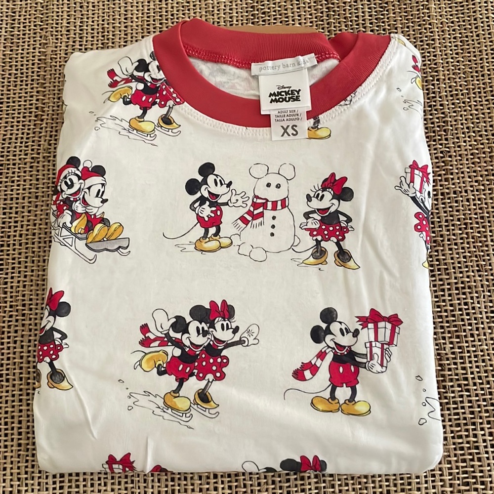 Pottery Barn Disney Mickey Mouse Christmas Pajamas